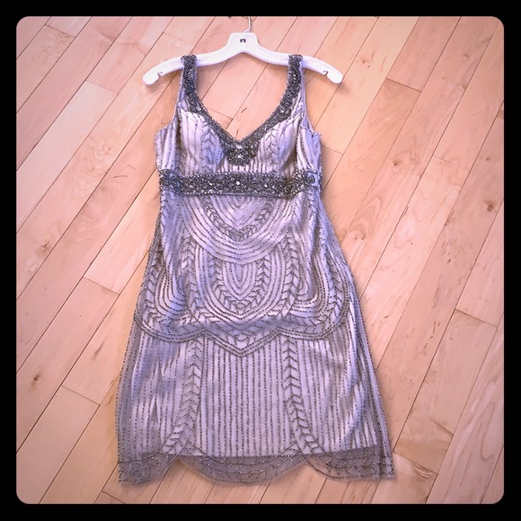 Gorgeous sue wong beaded cocktail dress